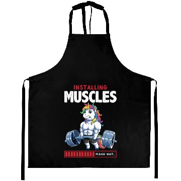 Discover Installing Muscles Deadlfit Unicorn Gym Aprons