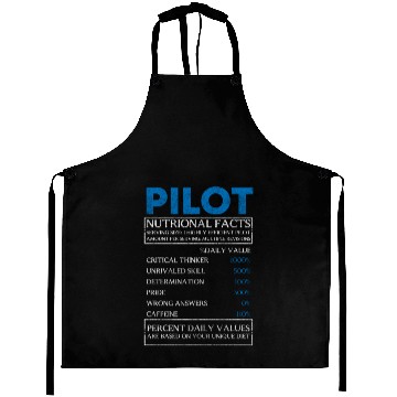 Discover Airplane Aviator Flight School Aprons