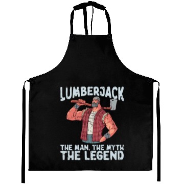 Discover Lumberjack - the man, the myth, the legend - Aprons