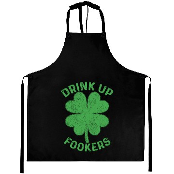 Discover Drink Up Fookers Irish St Patricks Day Beer Drunk Aprons