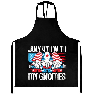 Discover Patriotic America USA Flag 4th Of July American Aprons