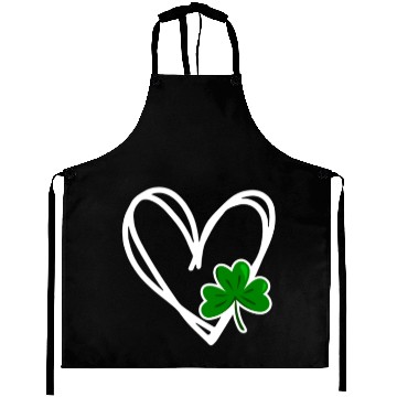 Discover Heart St Patricks Day Shamrock Irish Toddler Baby Aprons