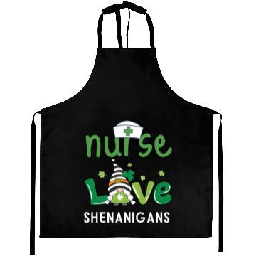 Discover Nurses Love Shenanigans Gnomes Shamrock Aprons