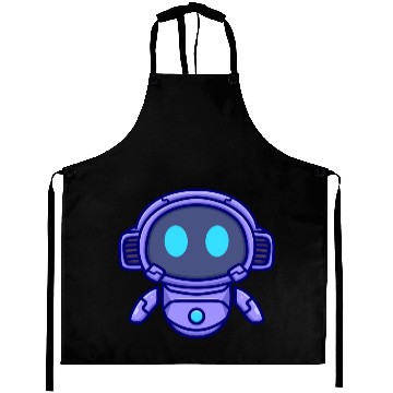 Discover Cute robot cartoon icon illustration gifts Aprons