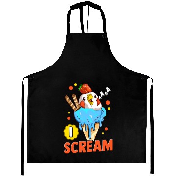 Discover Budgie Bird Icecream Aprons
