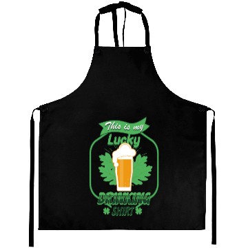 Discover This Is My Lucky Drinking Aprons | Beer