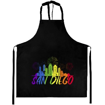 Discover San Diego Pride Skyline, Pride Parade San Diego Aprons