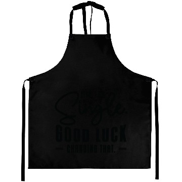 Discover Single Relationship Independent Typography Single Aprons