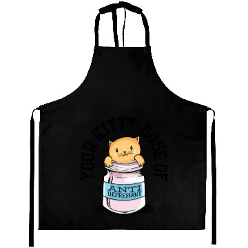 Discover Antidepressant Kitten Medicine Cat Owner Aprons
