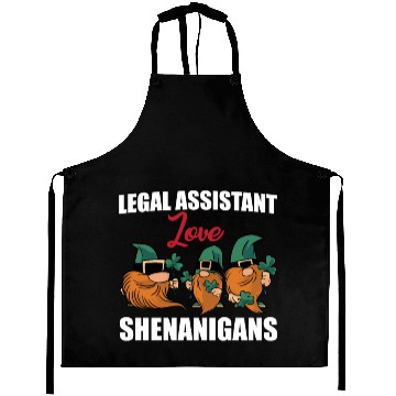 Discover Legal Assistant Love Shenanigans St. Patricks Day Aprons