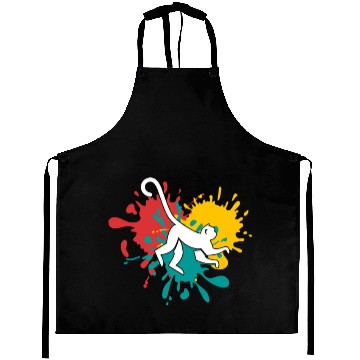 Discover monkey silhouette Aprons