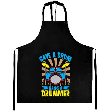 Discover Drummer Drums Music Drum Set Drumming Aprons