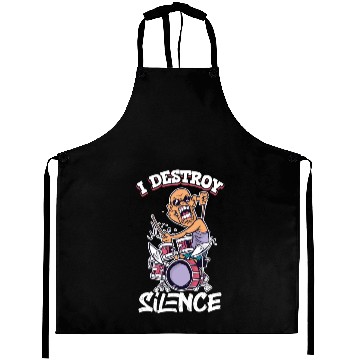 Discover Drummer Drums Music Drum Set Drumming Aprons