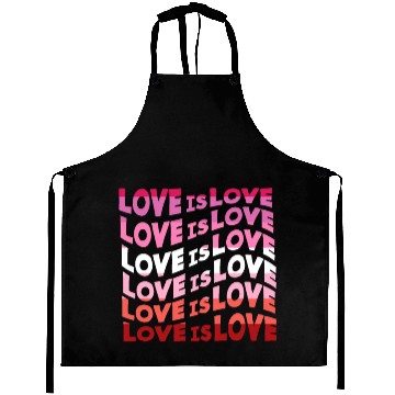 Discover Love Is Love Lesbian Aprons