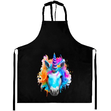 Discover Colourful unicorn Aprons
