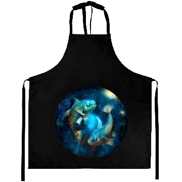 Discover Pisces zodiac sign Aprons