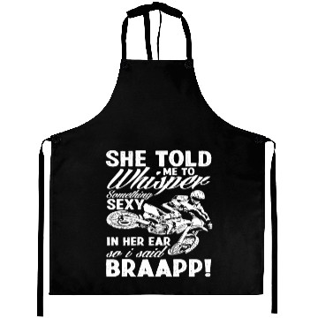 Discover Funny Motocross Gift Aprons