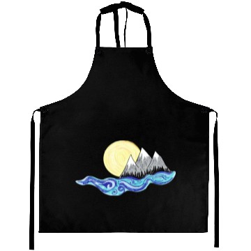 Discover Mountain Sun And Water Aprons
