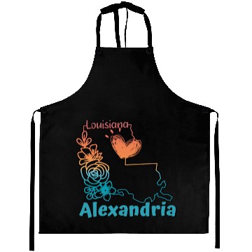 Discover I love my home town Alexandria Louisiana Aprons