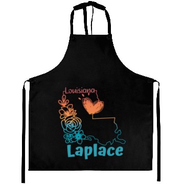 Discover I love my home town Laplace Louisiana Aprons