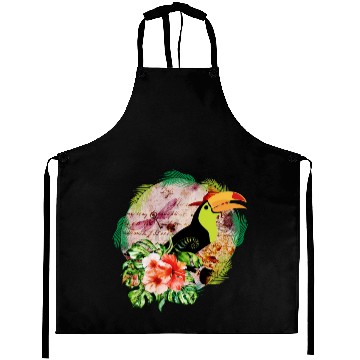 Discover Toucan's Magic - Tropical Bird Witchcraft Aprons