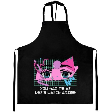Discover Had Me at Lets Watch Anime Couples Japanese Lovers Aprons