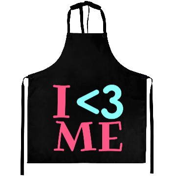 Discover I Love Me, Heart, Positive, Cool, Stylish,Teens Aprons