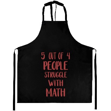 Discover 5 Out of 4 People Struggle With Math Teacher Aprons