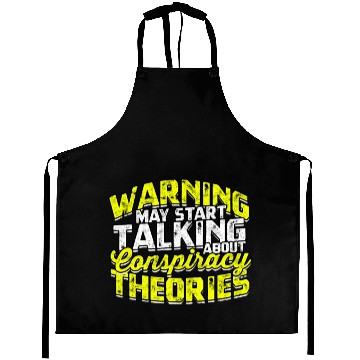 Discover Conspiracy Theorist Theory Science Fiction Aprons