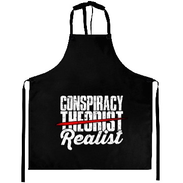 Discover Conspiracy Theorist Theory Science Fiction Aprons