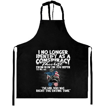 Discover Conspiracy Theorist Theory Science Fiction Aprons