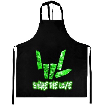 Discover Share The Love Green 1 Aprons