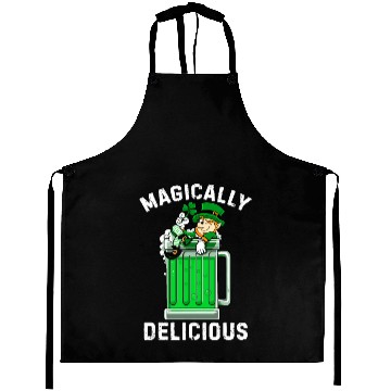 Discover Magically Delicious idea St Patricks Day Drinking Aprons