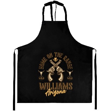 Discover Williams Arizonna wild west town Aprons