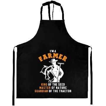Discover Farmer King Master Guardian Agriculture Rancher Aprons
