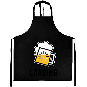 Discover Beer Loading (Drinking In Progress / Positive / /) Aprons