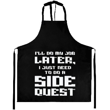 Discover Procrastinating Panda Lover Side Quest Panda Aprons