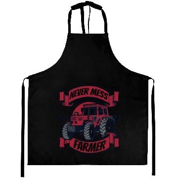 Discover Never Mess With A Farmer Agriculture Rancher Aprons