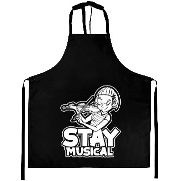 Discover Violin Violinist Musical Aprons