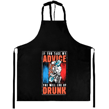 Discover Alcohol Drunkards Fun Pub Aprons