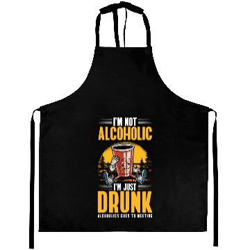 Discover Beer Drinker Fun Aprons