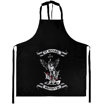 Discover Archangel Saint Michael Protect Us Defend Us Long Aprons