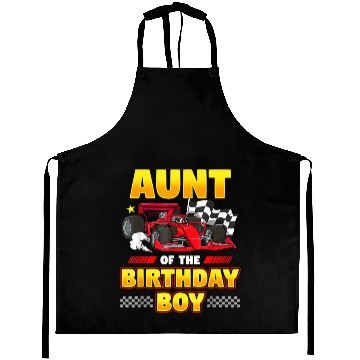 Discover Formula Race Car Aunt of Birthday Boy Party Racin Aprons