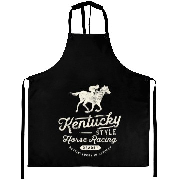 Discover Funny Derby Day Kentucky style horse racing T Shi Aprons