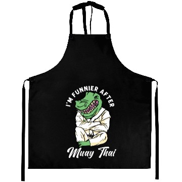 Discover Muay Thai Coach Kickboxing Instructor Funny Aprons