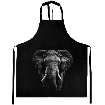 Discover Realistic Elephant Design Aprons