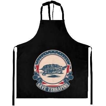 Discover Save terrapins vintage Aprons