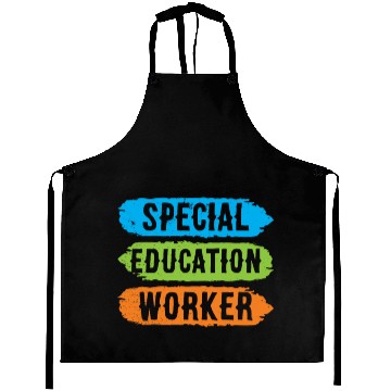 Discover Special Education Worker Sped Awareness Teacher Aprons
