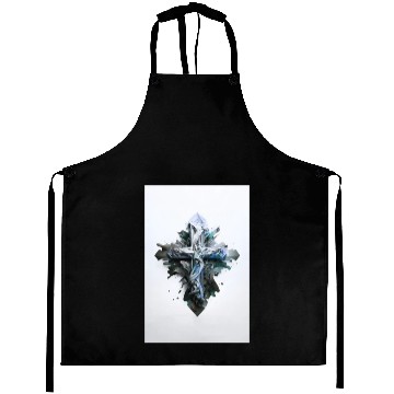 Discover Jesus Cross Painting Aprons
