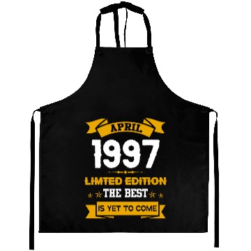 Discover April 1997 Birthday Surprise Aprons